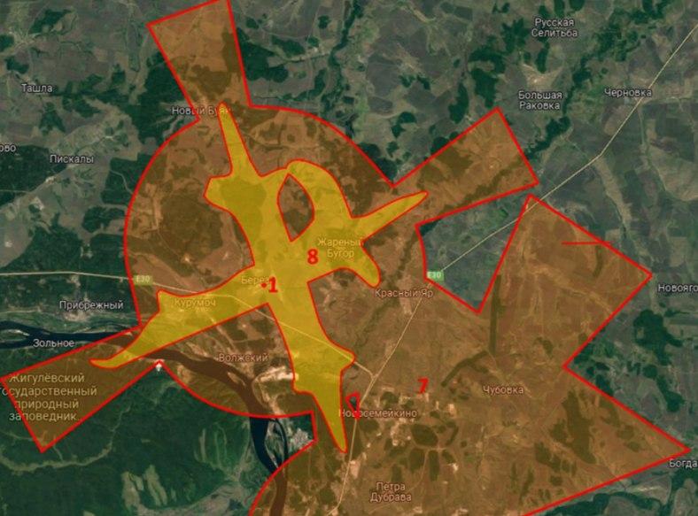 Карта курумоч самарской области