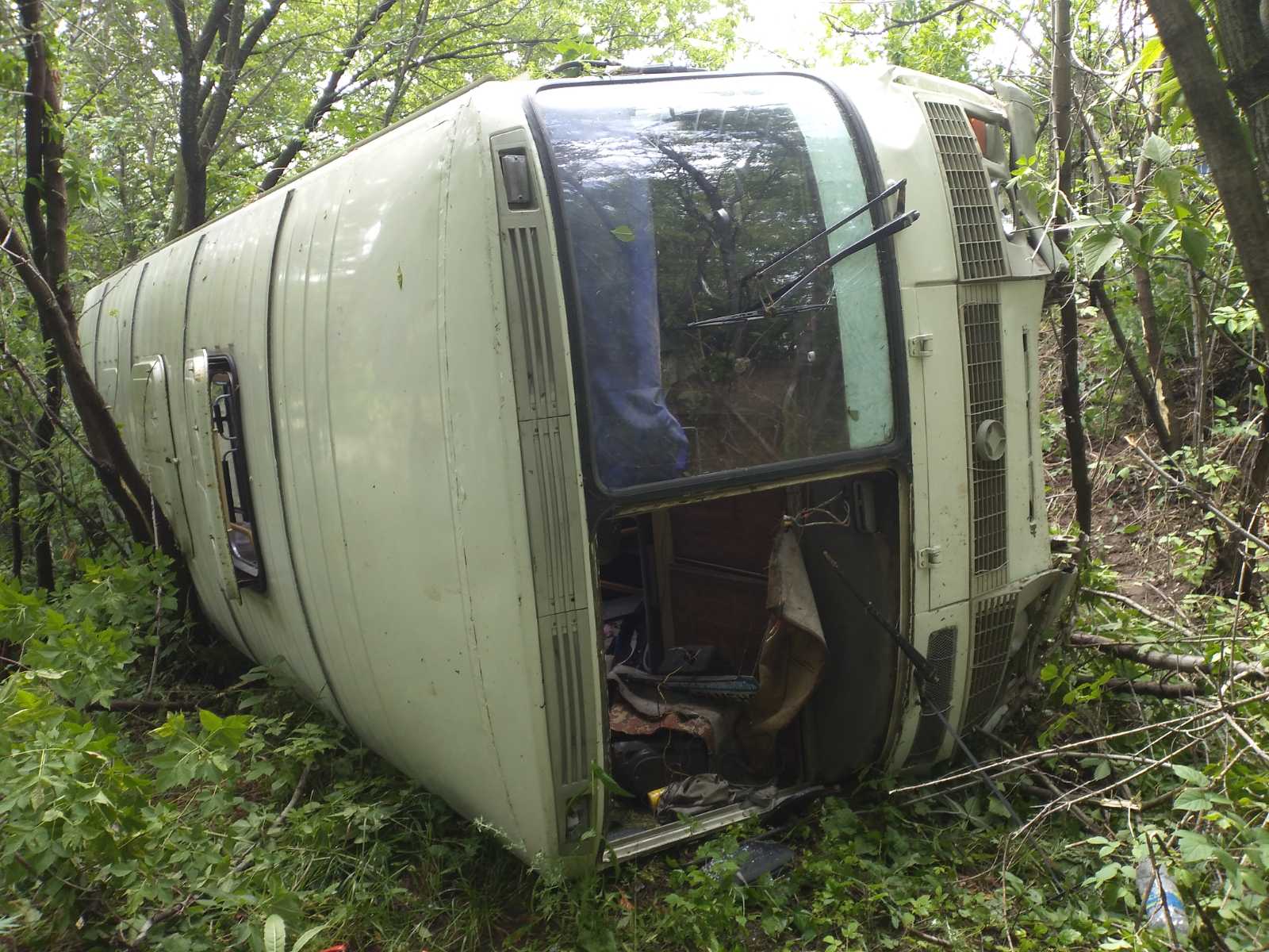 Затонувший автобус