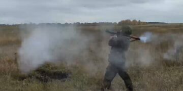 Минобороны РФ опубликовало видео учебного боя мобилизованных под Самарой