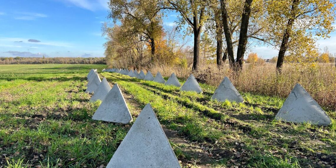 Оборонные сооружения в Белгородской области. Фото: t.me/vvgladkov