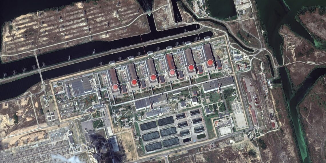 Запорожская АЭС, фото: Google Earth