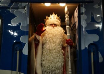 Дед Мороз 10 декабря приезжал к самарцам, а теперь отправился в Сызрань