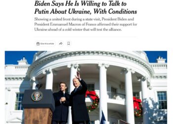NYT: Байден заявил, что он готов поговорить с Путиным об Украине, но с условиями