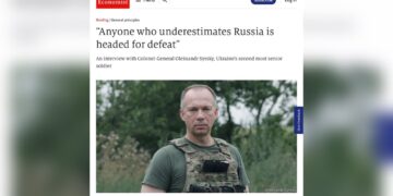 Украинский командующий Сырский: “Любой, кто недооценивает Россию, обречен на поражение”
