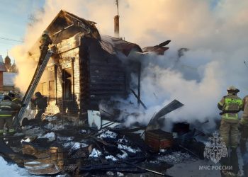 В Самарской области 14 января в пожаре погибла женщина