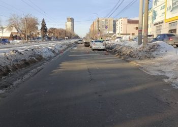 В Самаре на Ново-Вокзальной произошло массовое ДТП с «перевертышем»