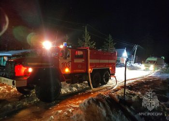 Двое жителей Самарской области погибли в пожаре, возможно, из-за неисправного обогревателя