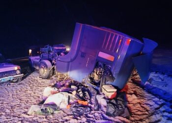 В Самарской области на трассе М-5 произошло массовое ДТП из-за столкновения большегрузов