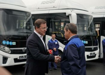 В Сызрани городской автопарк пополнился новыми автобусами