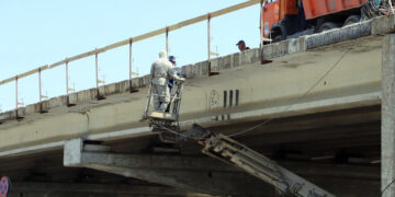 В Самаре ремонт путепровода «139-й километр» на улице Земеца перешел в активную фазу