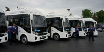 В Сызрани городской автопарк пополнился новыми автобусами