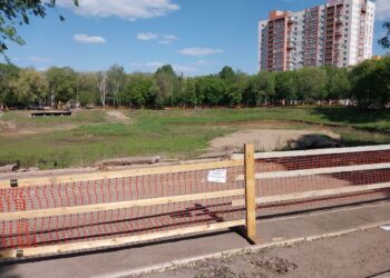 В Самаре в парке «Молодежный» началось восстановление озера