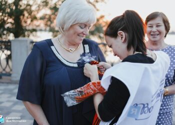 Жителям Самары бесплатно раздадут 9 тыс. георгиевских ленточек