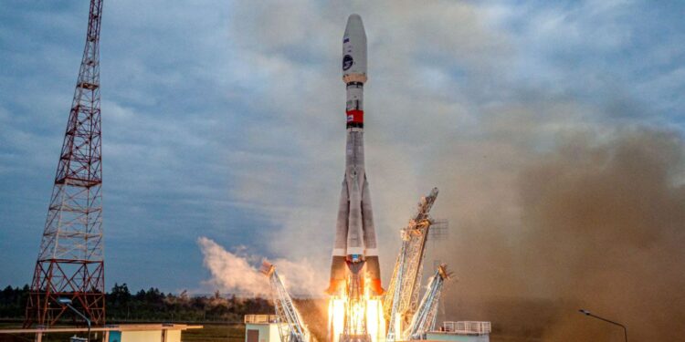 Ракета-носитель «Союз-2.1б» самарского производства. Фото: пресс-служба правительства Самарской области