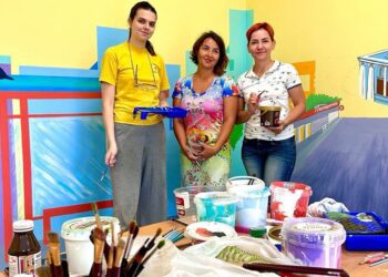 Волонтеры «Газпром трансгаз Самара» помогли оформить интерьер детского сада в Самарской области