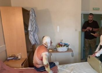 Жена самарского генерала показала раненых российских бойцов с ожогами