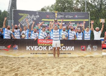 Сборная Самарской области оформила золотой дубль в пляжном регби