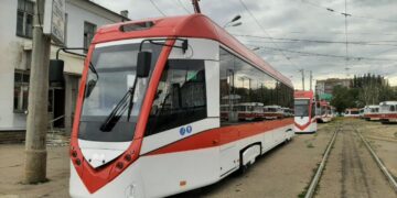 В Самаре прошла приемка новых трамваев из Белоруссии