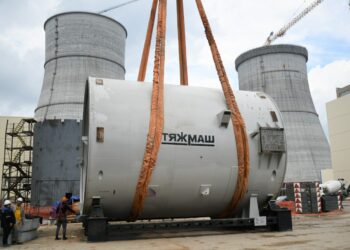 На Курской АЭС-2 установили оборудование «ТЯЖМАШ»