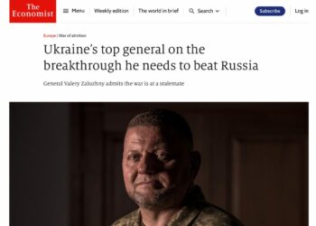 The Economist: главнокомандущий ВСУ Залужный признал, что его армия в тупике