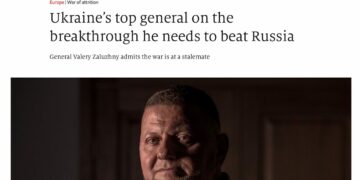 The Economist: главнокомандущий ВСУ Залужный признал, что его армия в тупике