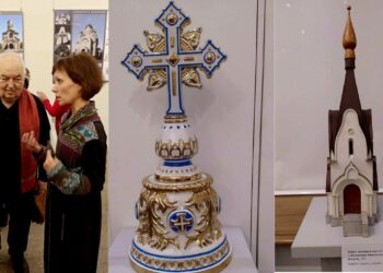 Открылась юбилейная выставка экс-главного архитектора Самары Юрия Харитонова «Русский вектор»