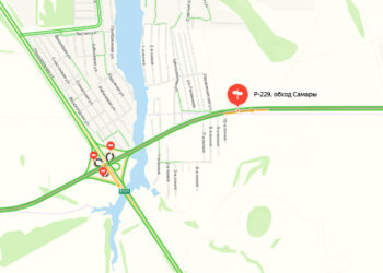 В Самарской области из-за метели перекрыли вторую трассу