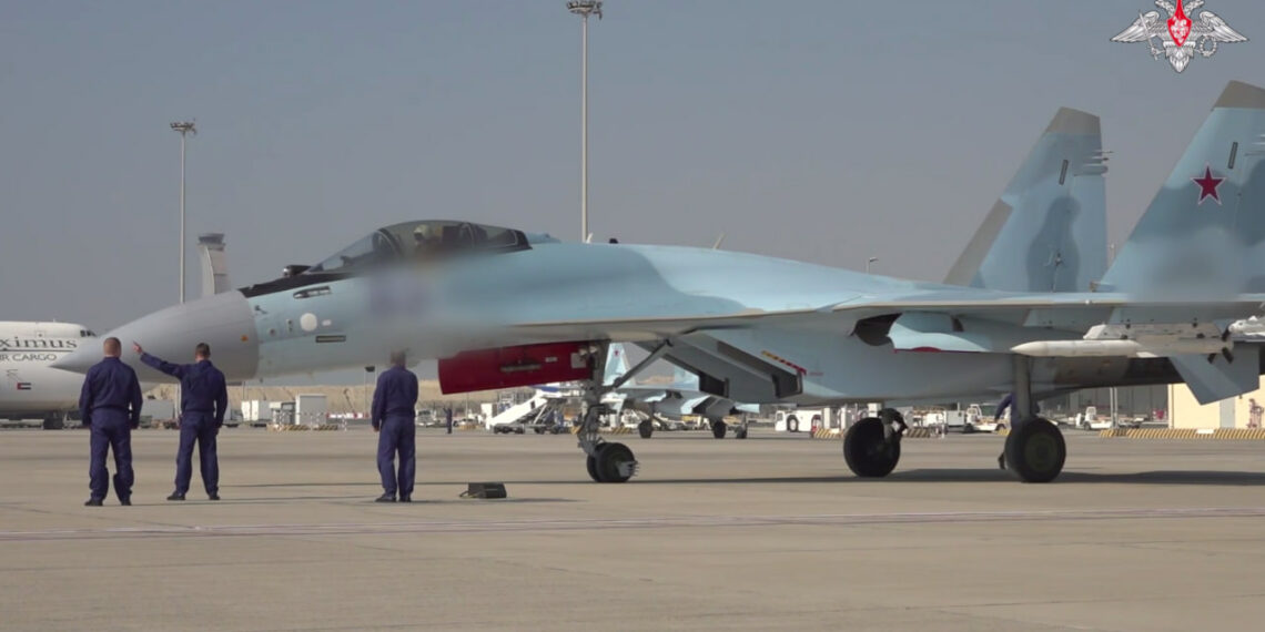 Су-35с в Абу-Даби, фото: t.me/mod_russia