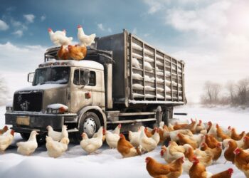 Куриное мясо в магазины Самарской области не поступило из-за снегопадов и морозов