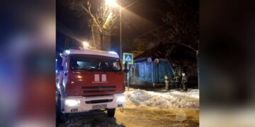 В Самаре 5 января на улице Маяковского сгорел дом 1917 года постройки