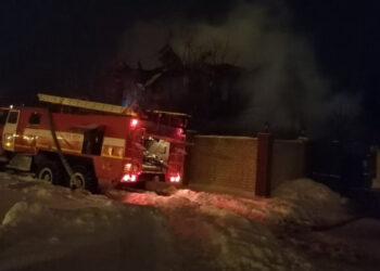 В Самарской области под Сызранью в страшном пожаре погибло два человека