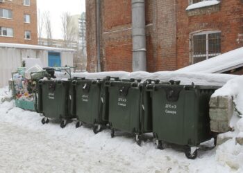 Уборкой и дезинфекцией самарских мусорок опять займется «Жиллидер»