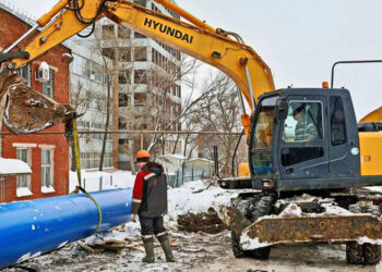 В Самаре идет самая масштабная в 2024 году реконструкция улицы XXII Партсъезда