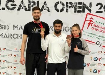 Тхэквондисты Ирина Рогозина и Рафаэль Аюкаев стали медалистами Bulgaria Open 2024