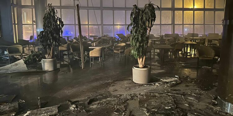 Место теракта в "Крокус сити холле" после пожара, фото: Пресс-служба губернатора и правительства Подмосковья