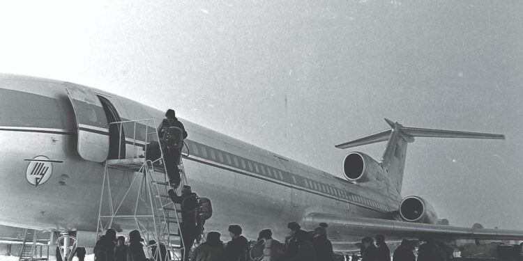 В рейс: на «Авиакоре» производили самый известный в СССР пассажирский самолет Ту-154, фото: Виктор Земец