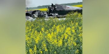 В Ставропольском крае разбился военный самолет