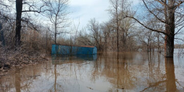 В Самарской области затопило село Белозерки в Волжском районе