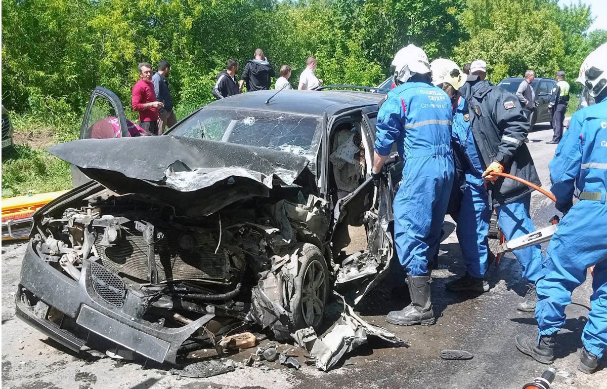 В Самарской области около кладбища «Лесное» насмерть разбился водитель  