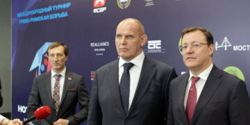 На самарский турнир по греко-римской борьбе приехали атлеты из 11 стран