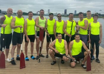 Команда гребцов с Александром Милеевым стали чемпионами России