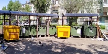 В Самаре начали расставлять контейнеры для раздельного сбора сухих отходов