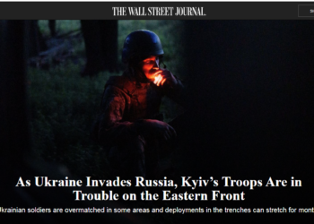 WSJ: Войска Киева попали в беду на восточном фронте из-за вторжения Украины в Россию