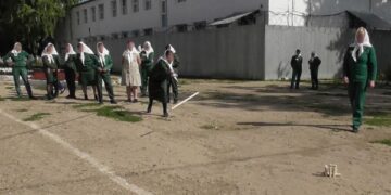 В женской исправительной колонии №28 под Самарой отпраздновали день городошного спорта