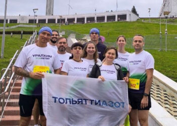 Сотрудники «Тольяттиазота» приняли участие в масштабном легкоатлетическом забеге
