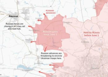 NYT назвала «устрашающим» российское наступление на Покровском направлении
