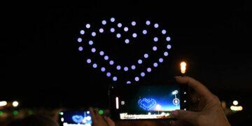 В Тольятти «Транспорт будущего Самара» провел шоу дронов