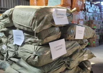 Самарские таможенники передали в зону СВО более 20 тысяч пар носков