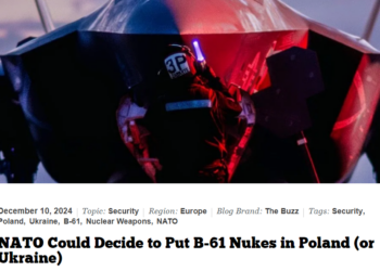 TNI: НАТО может разместить ядерные боеголовки B-61 в Польше или на Украине