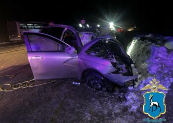 В Самарской области в аварии с автобусом погибла женщина и пострадали трое детей 